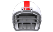 Plain Football helmet 2